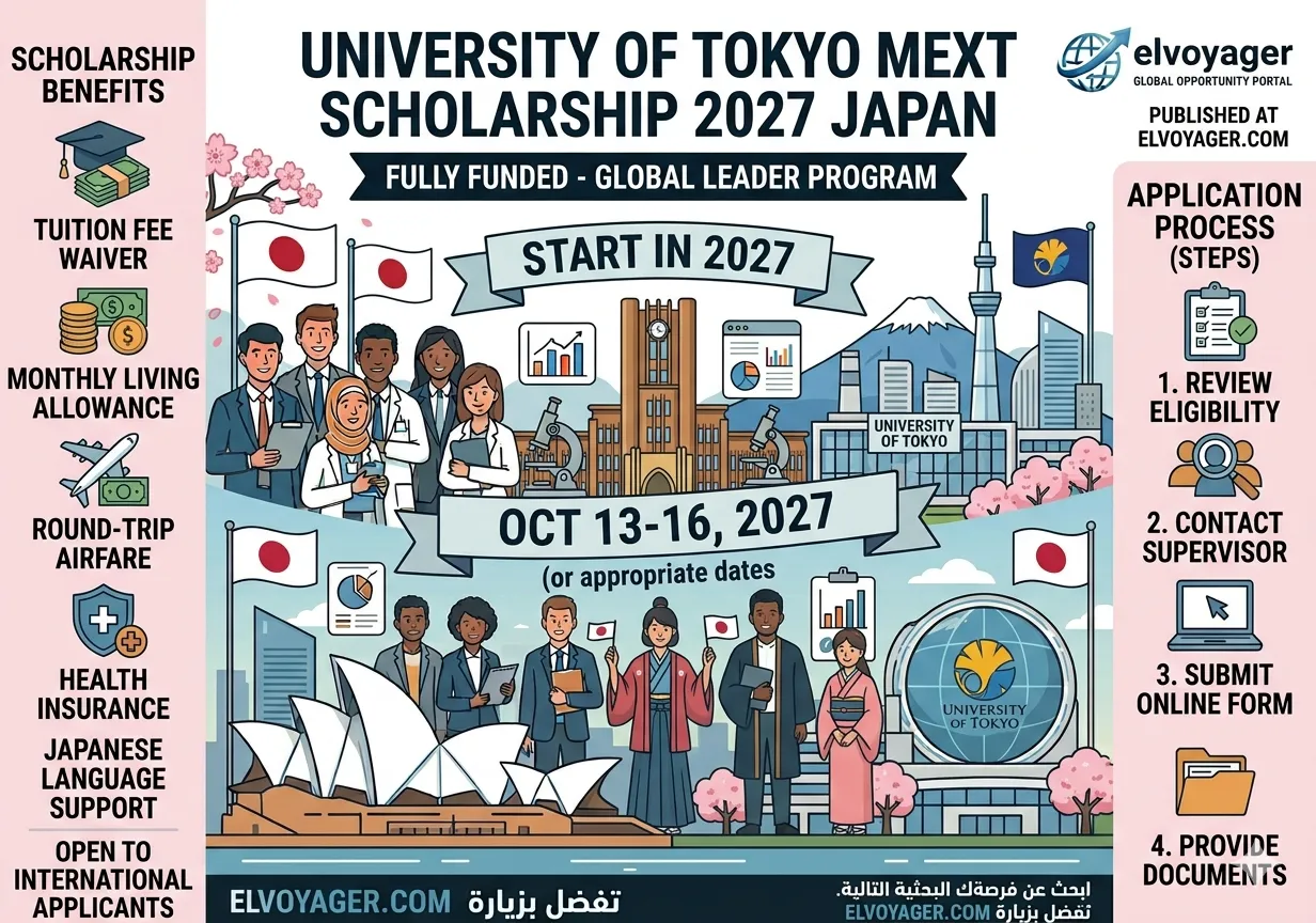 University of Tokyo MEXT Scholarship 2027 for International Students (Fully Funded)