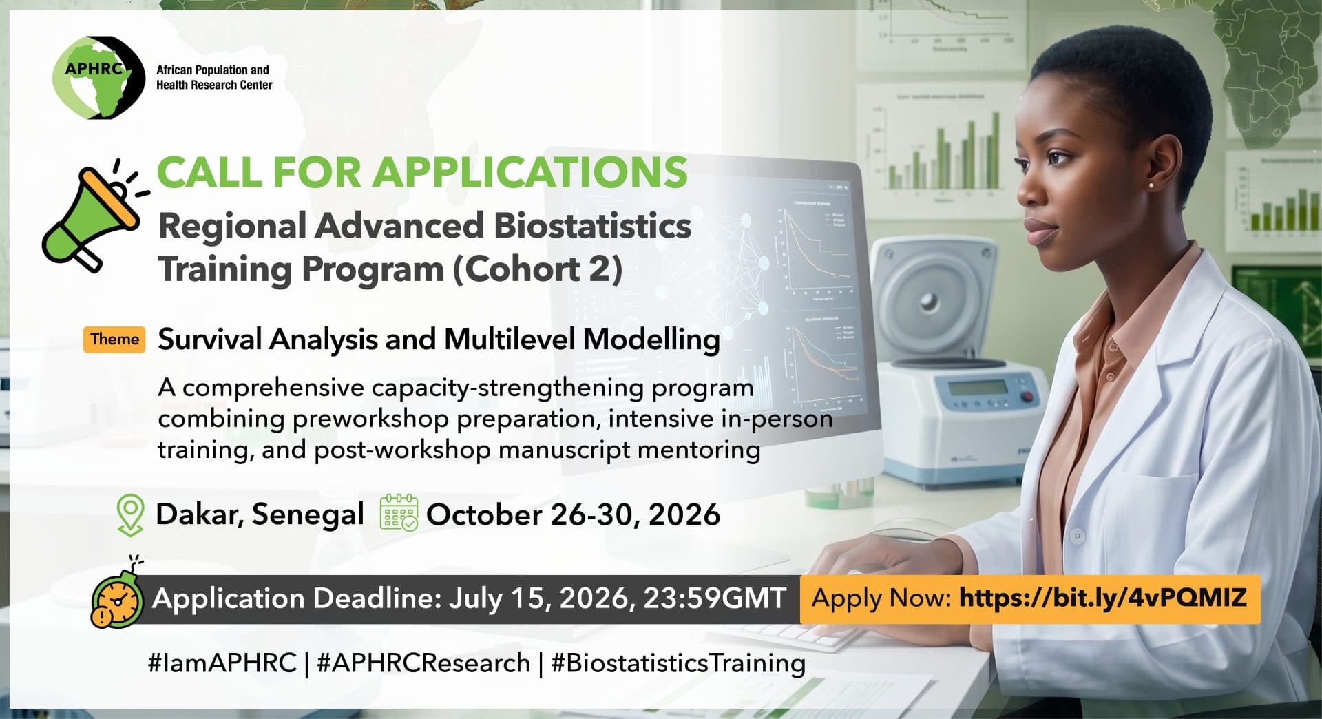 Advanced Biostatistics Training Program 2026 for West and Central African Scholars (In-Person Workshop)