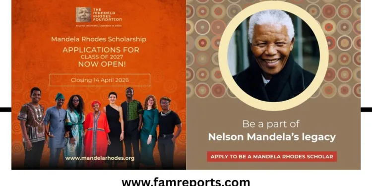 Mandela Rhodes Foundation Opens Applications for 2027 Scholarship for African Postgraduate Students