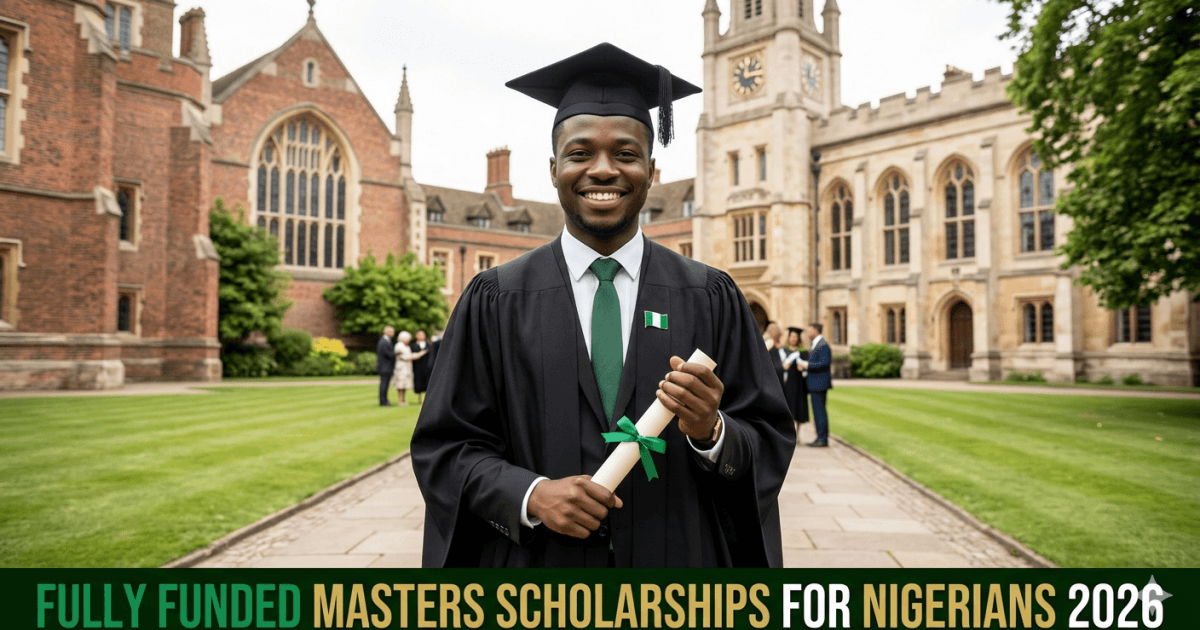 Fully Funded Masters Scholarships 2026 for Nigerians (Top Opportunities)