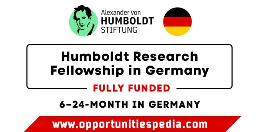 Humboldt Research Fellowship 2027 for International Researchers (Fully Funded)
