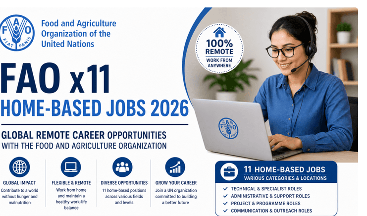 FAO Home-Based Jobs 2026 for Global Professionals (Remote Opportunities)