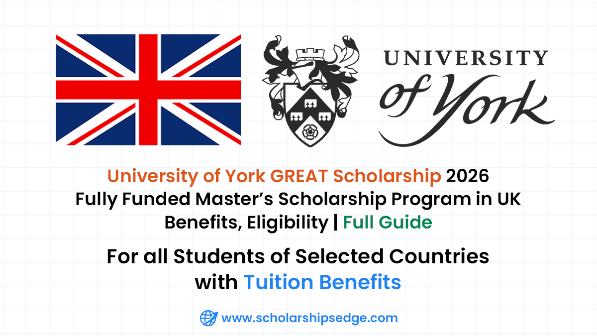 University of York GREAT Scholarship 2026