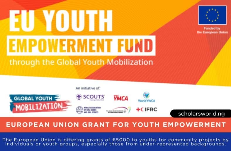 European Union Grant for Youth Empowerment 2026: Empowering Young Individuals