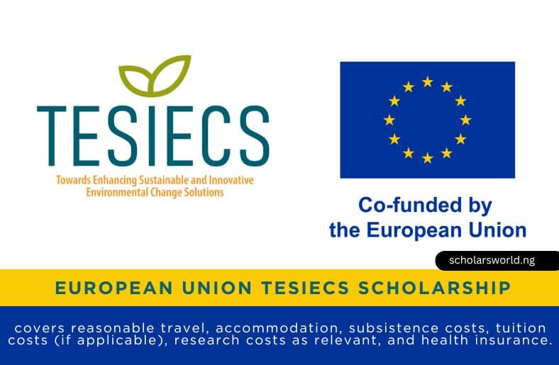 European Union TESIECS Scholarship 2026 for African Students (Fully Funded)