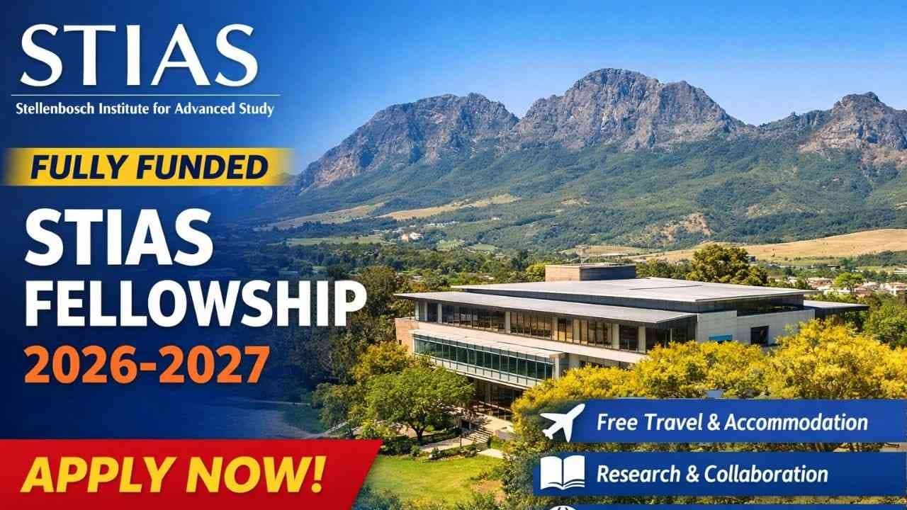 STIAS Fellowship 2026–2027: Fully Funded Research Opportunity in South Africa