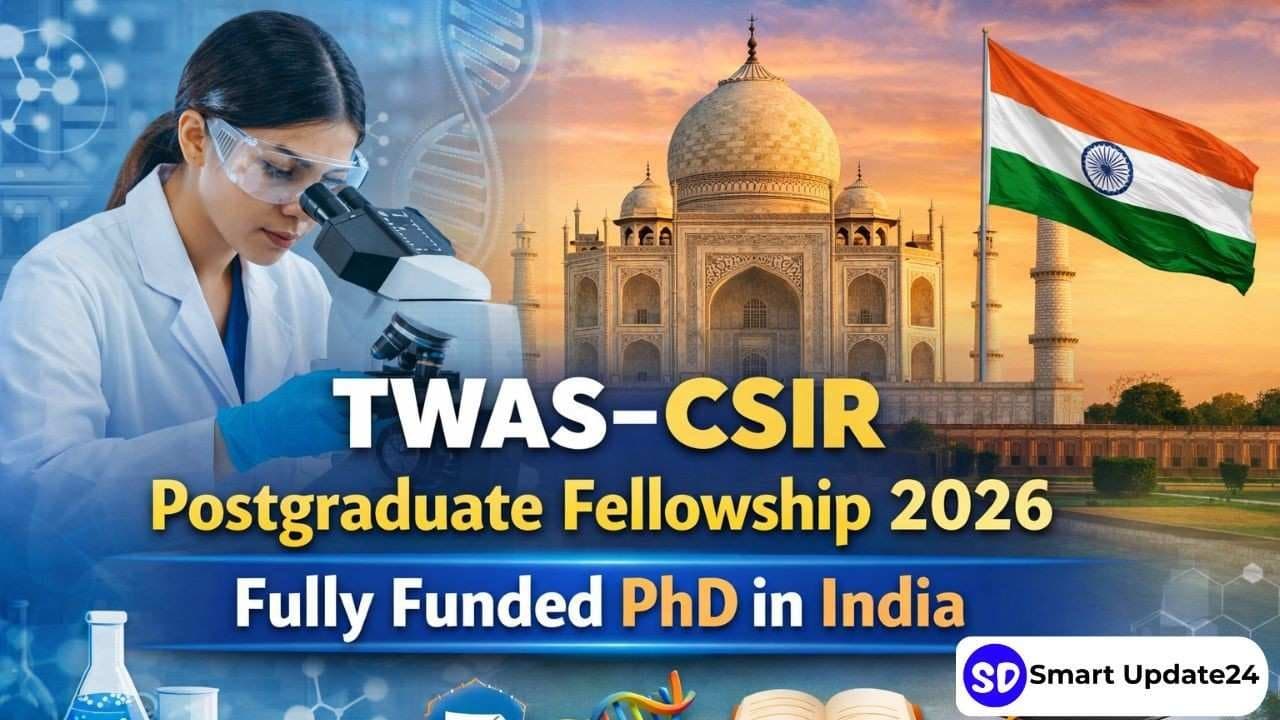 TWAS–CSIR Postgraduate Fellowship Programme 2026