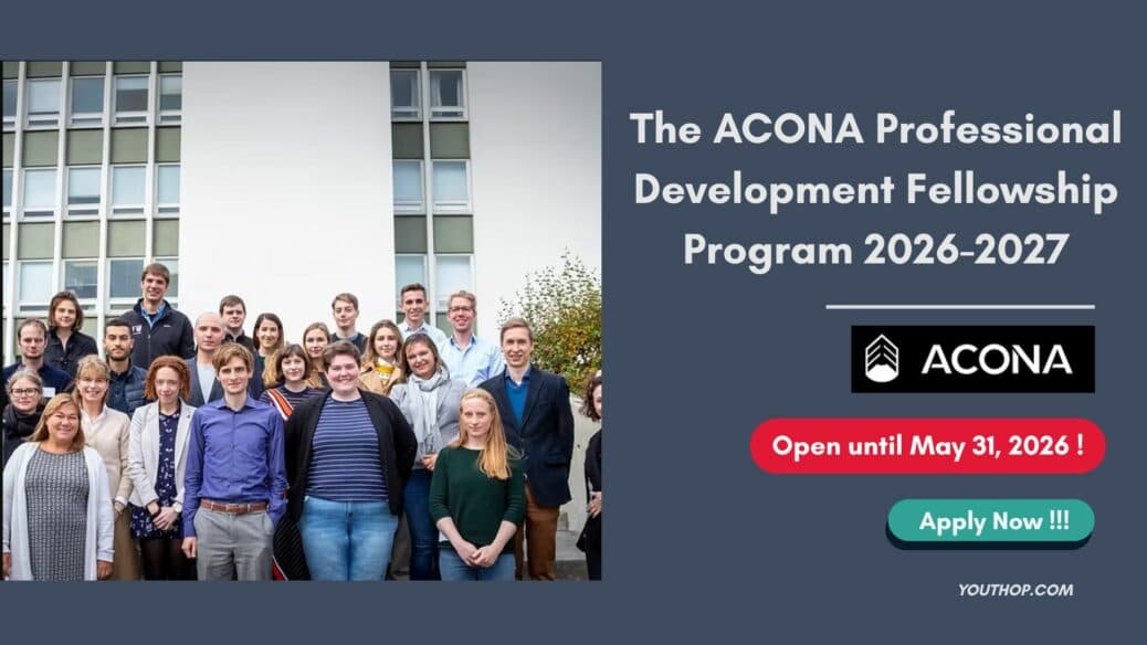 ACONA Professional Development Fellowship Program 2026-2027 for International Security Experts (Fully Funded)