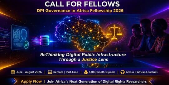FUNGAI Africa Digital Public Infrastructure (DPI) Governance in Africa Fellowship 2026