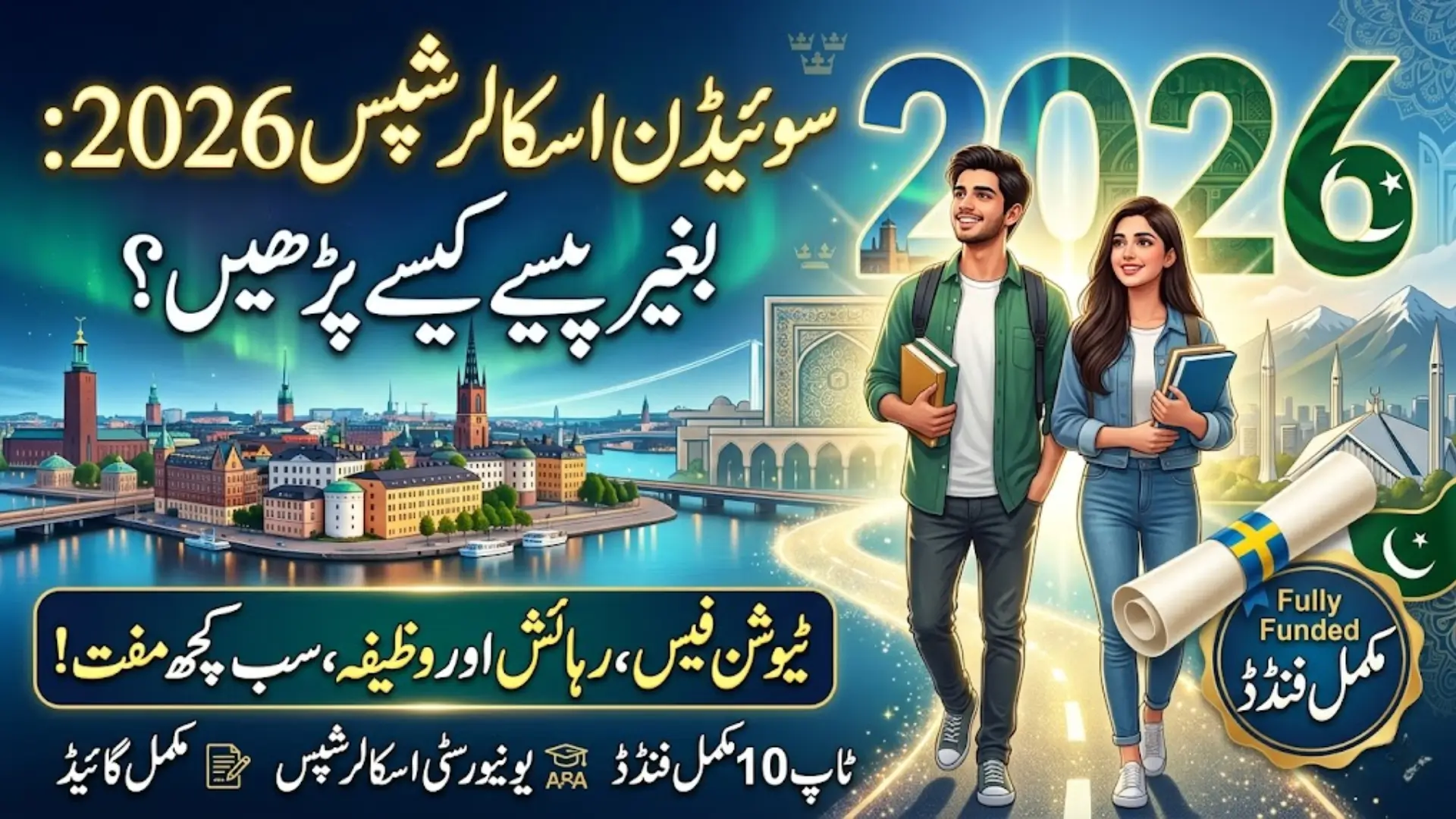 Study in Sweden 2026: Fully Funded Scholarships for Pakistani Students Explained