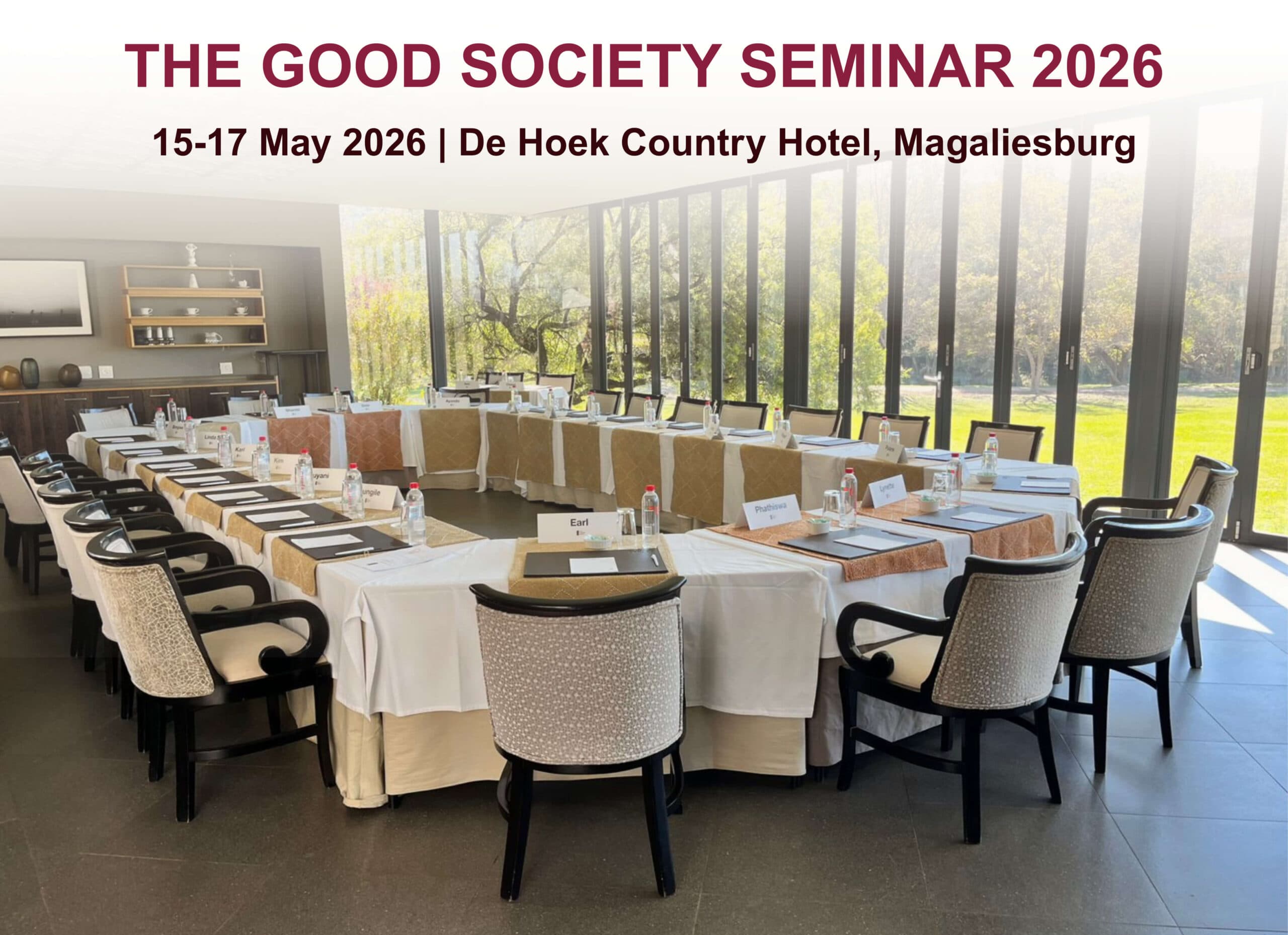 The Good Society Seminar 2026