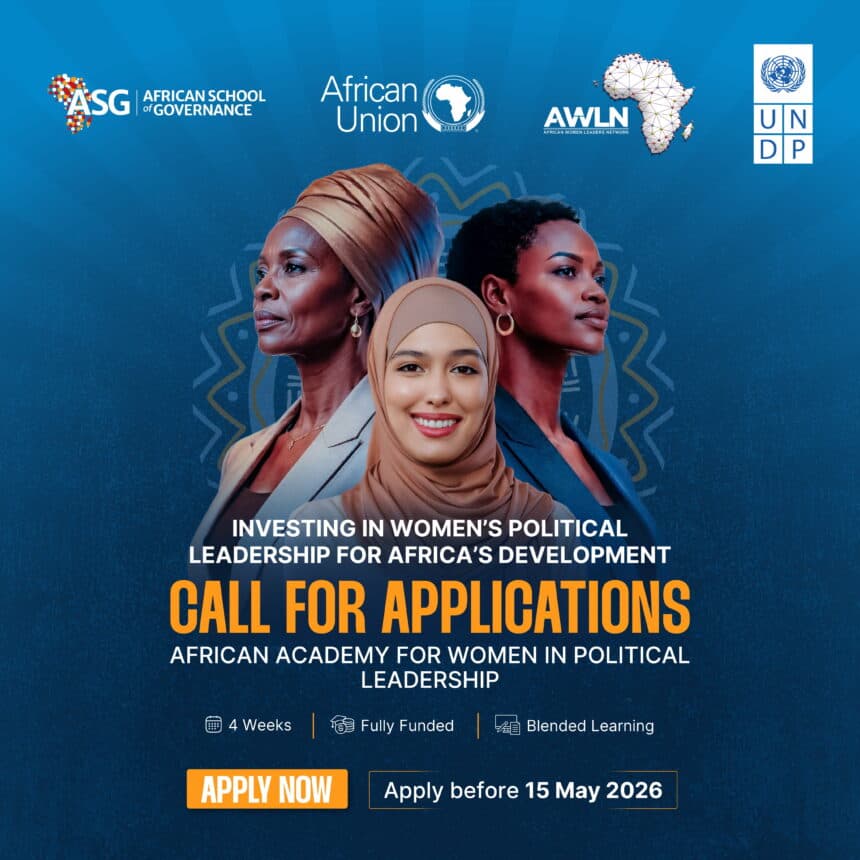 African Academy for Women in Political Leadership 2026 for Women Leaders Across Africa (Fully Funded)