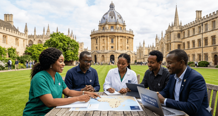 Oxford Global Health Research Diploma 2026 for African Professionals (Fully Funded)