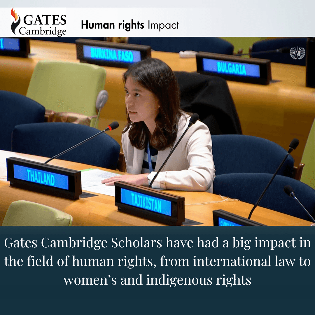 Gates Cambridge Scholars 2026 for Human Rights Advocates