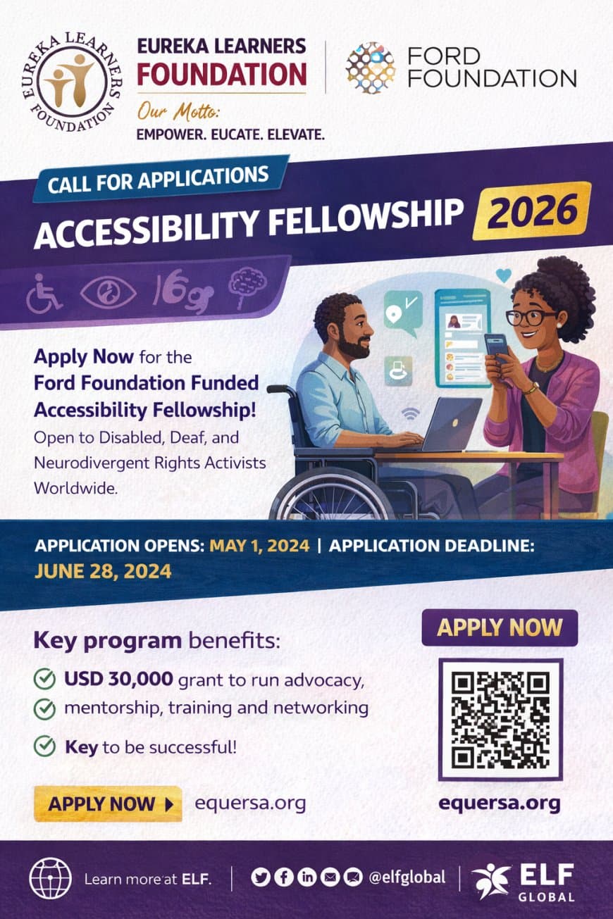 Accessibility Fellowship 2026 for Disability Advocates and Innovators (Global Leadership Program)
