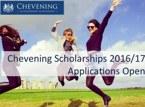 Chevening Scholarships 2016/2017 for International Students (Fully Funded)
