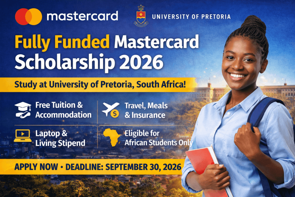 Mastercard Scholarship 2026 for African Students (Fully Funded)