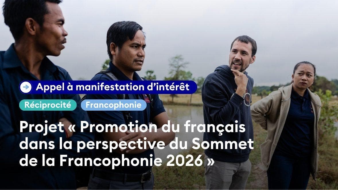 Promotion du Français 2026/2027 for Cambodian Volunteers (International Volunteering Opportunity)