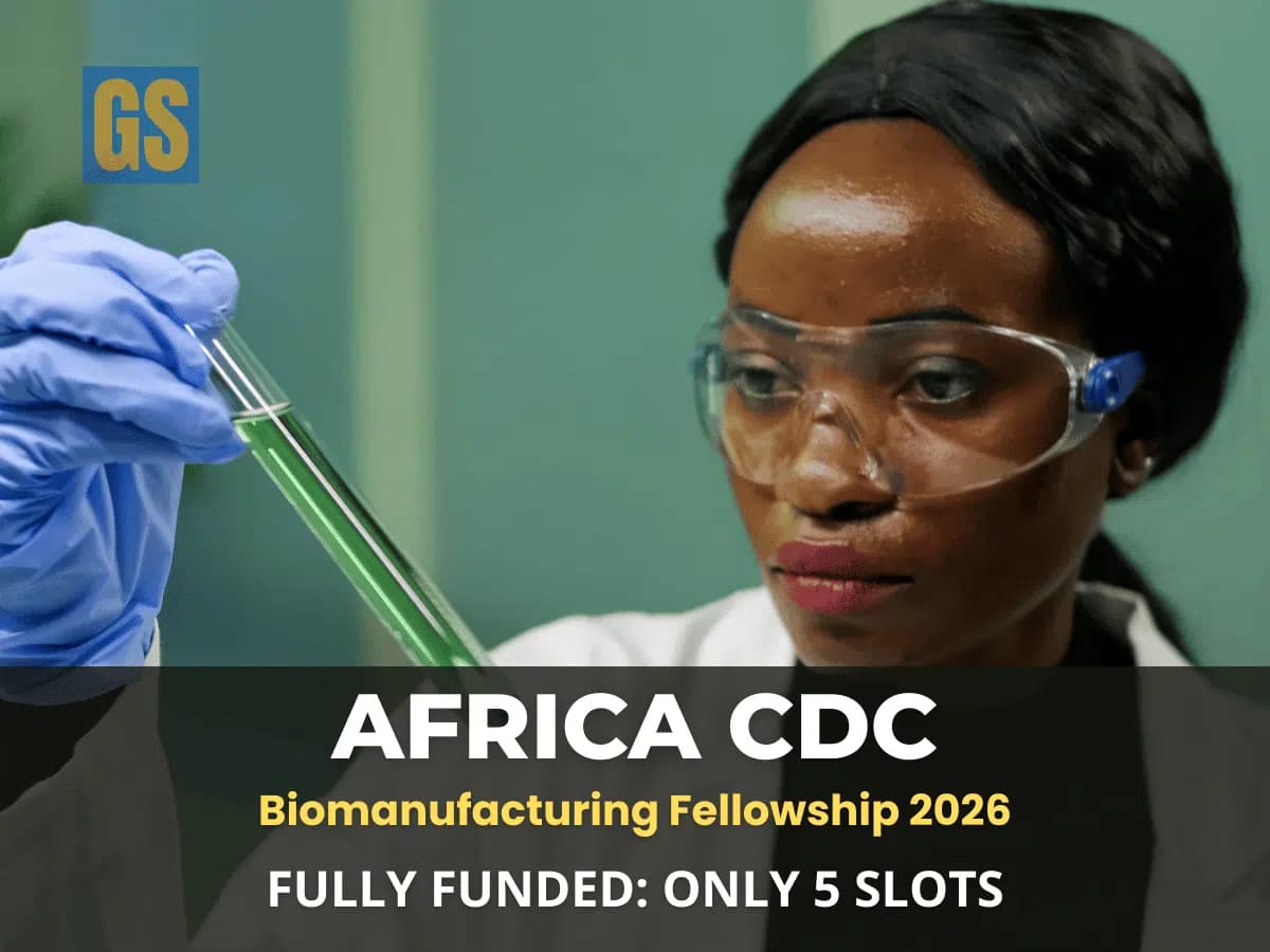 Africa CDC Biomanufacturing Fellowship 2026