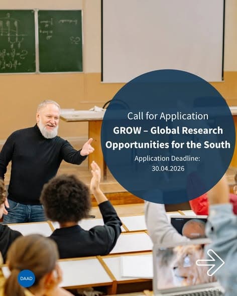 DAAD GROW Scholarship 2026: Global Research Opportunities for the South