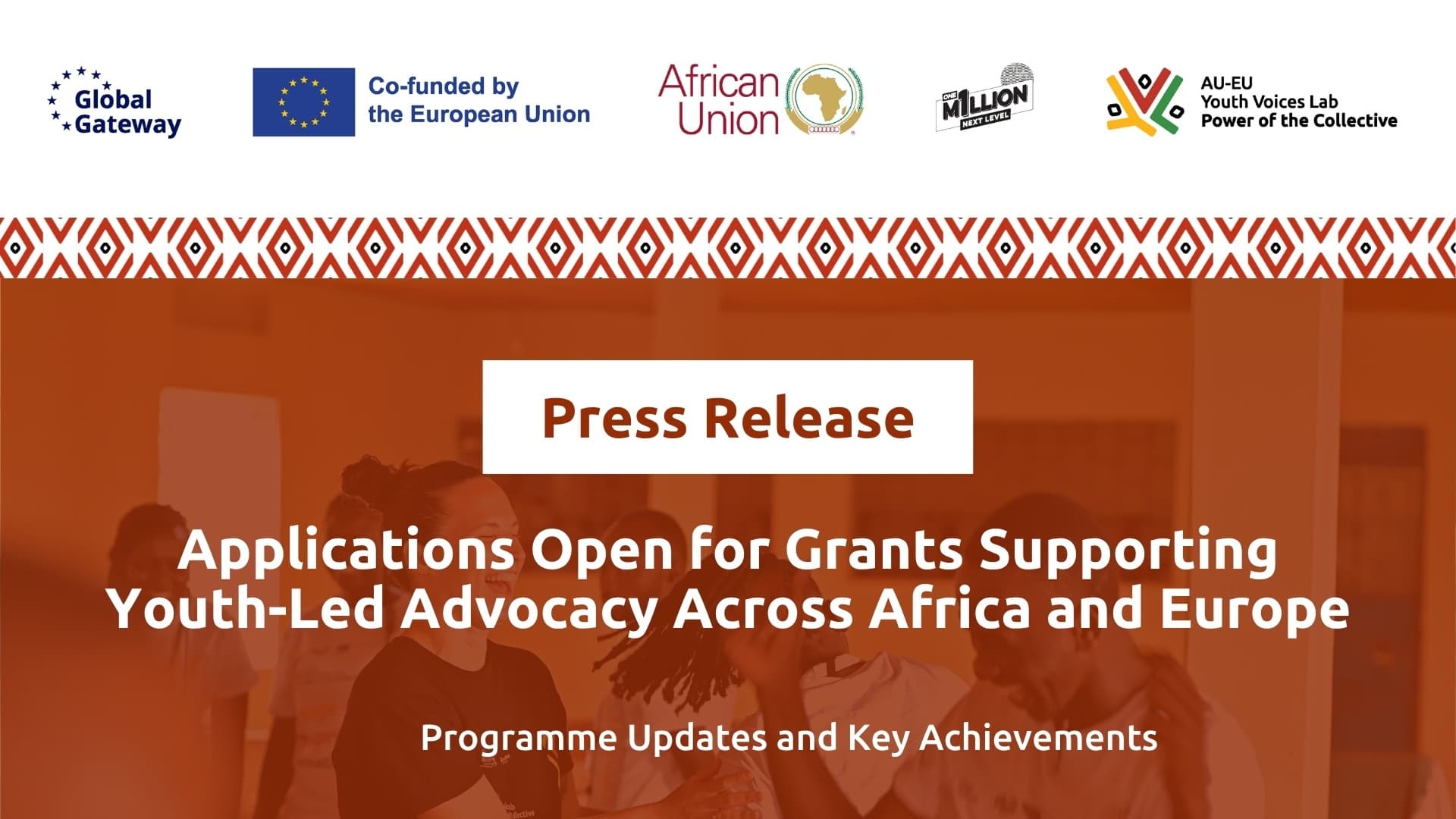 AU-EU Youth Voices Third-Party Funding Mechanism 2026 for Youth-Led Organizations (Up to €10,000 Grants)