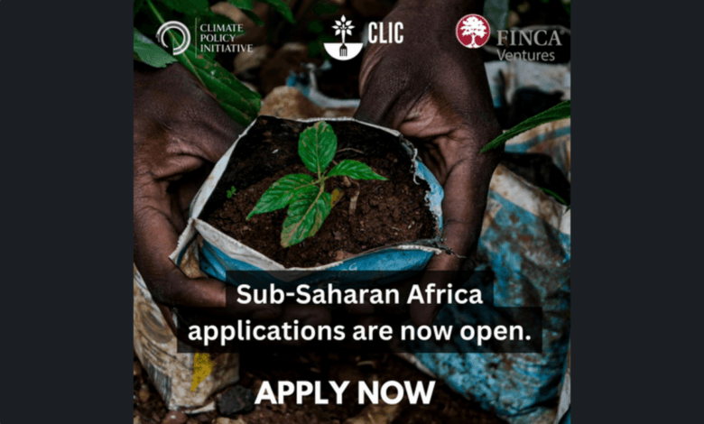2026 Call for Applications: FINCA Ventures Prize Competition & CLIC Connector Program for Impact Entrepreneurs involved in Sustainable Agriculture and Food Systems
