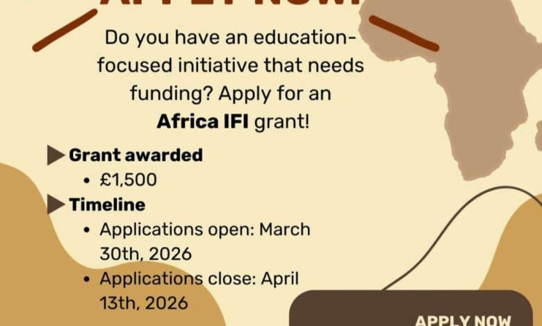 2026 Africa IFI Grant Application Cycle