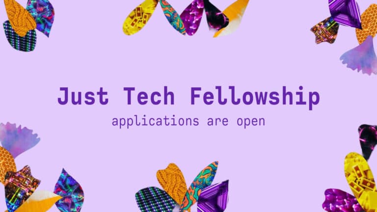 Just Tech Fellowship 2027 for Researchers (Up to $60,000)