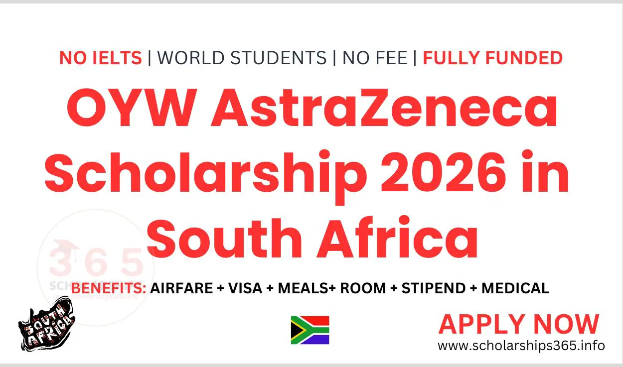 OYW AstraZeneca Scholarship 2026 in South Africa | Fully Funded