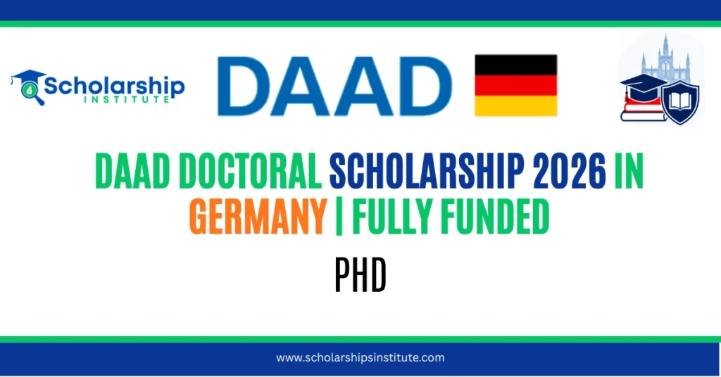 DAAD Doctoral Scholarship 2026 for Developing Country Students (Monthly Stipend)