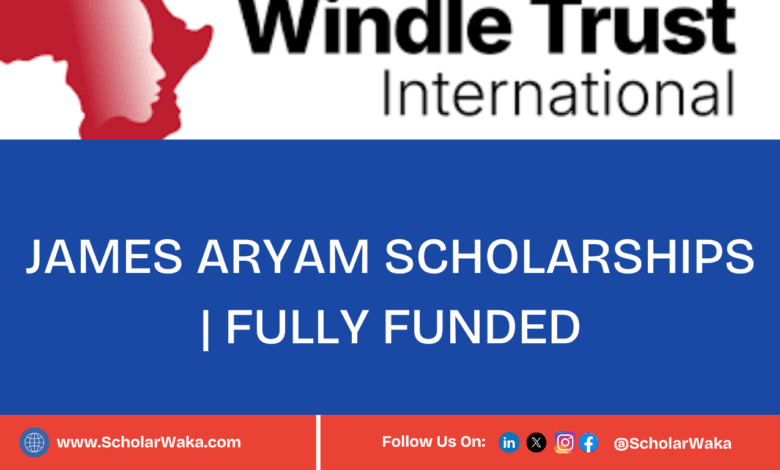 James Aryam Scholarships 2026 for Female Refugees (Fully Funded)