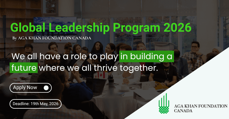Global Leadership Program 2026 for Canadian Professionals (In-Person Residency)