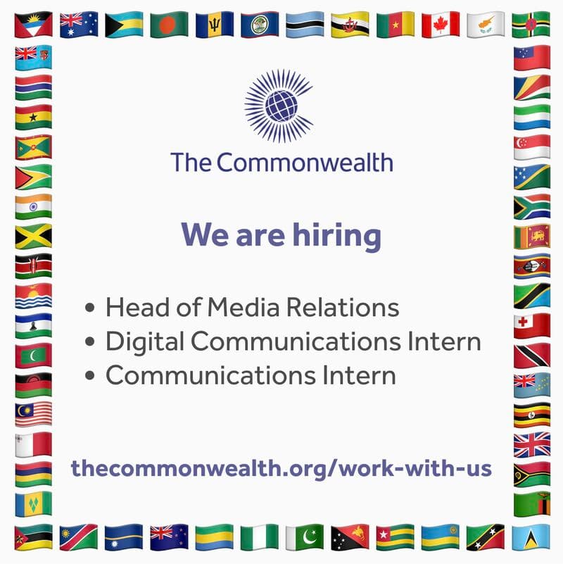 Commonwealth Communications Internships 2026 for Young Professionals (Paid, London)